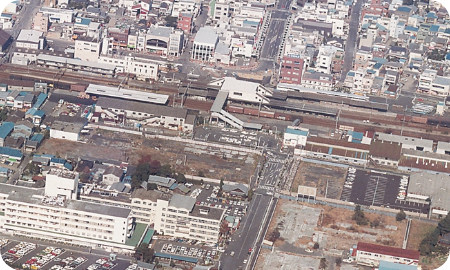 藤枝駅周辺の様子